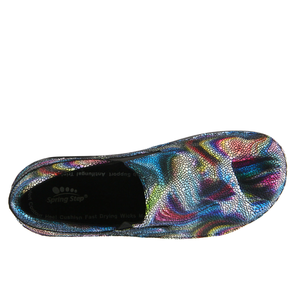 Spring Step Professional SPRING STEP PROFESSIONAL MANILA BOREAL SLIP-ON SHOE slip-on shoe in blue with slip-resistant outsole