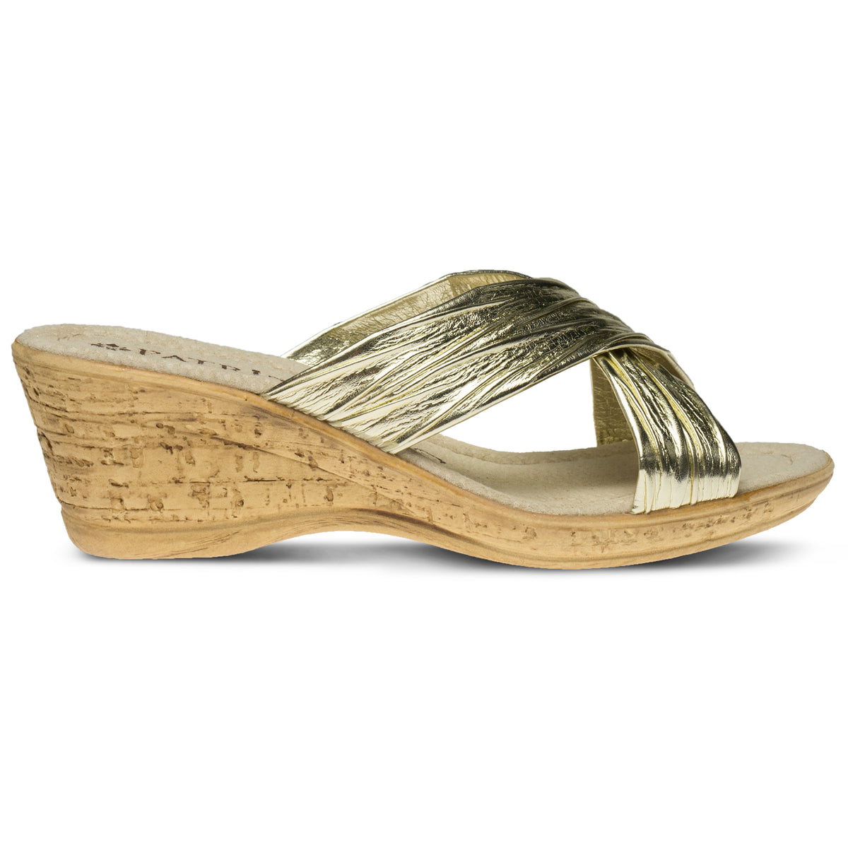 Patrizia PATRIZIA MARGE SLIDE SANDAL sandal in gold with stylish fashion design