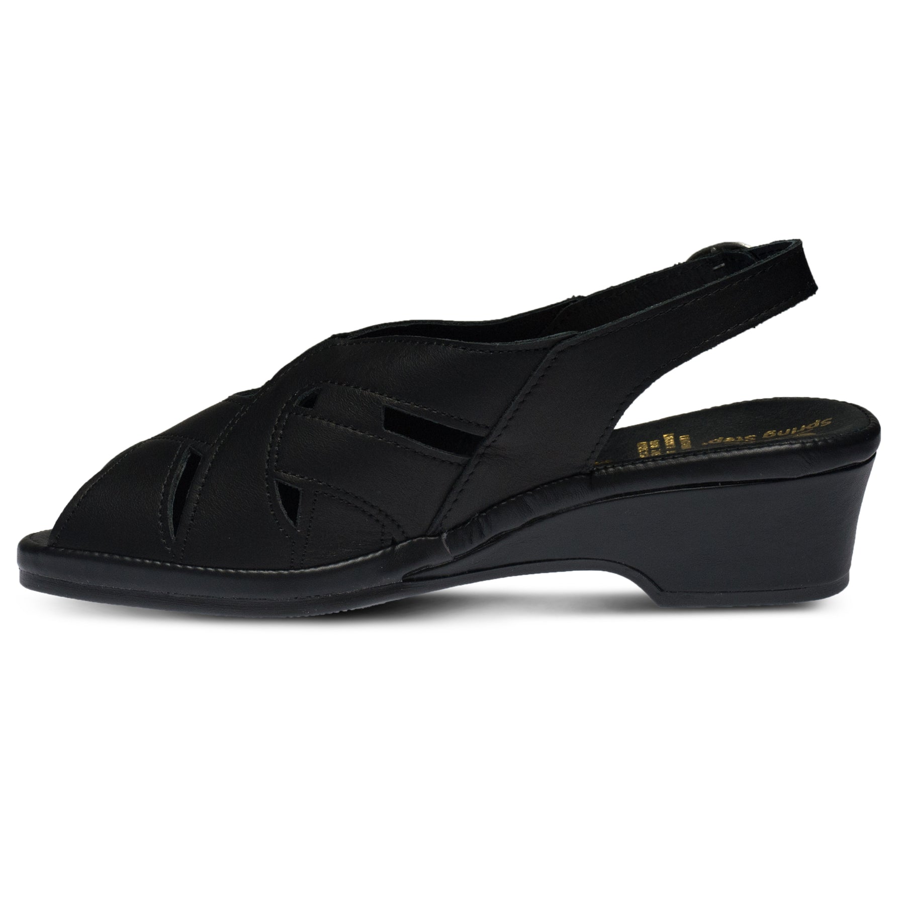 BLACK MARINA SANDAL by SPRING STEP – Spring Step Shoes