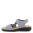 Flexus Women's Marya Flat Sandal - Italian Made Lycra Slip-On, Vibrant Colors, 1.5" Heel