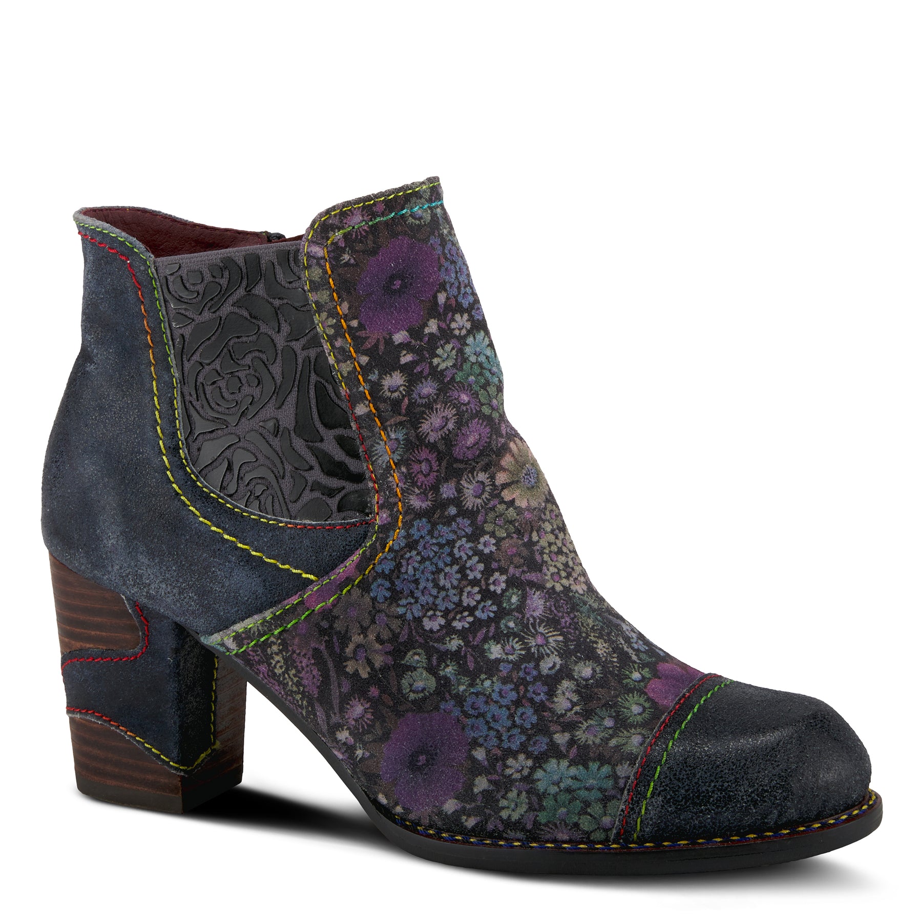 L'artiste Melvina Boots: Floral Printed – Spring Step Shoes.