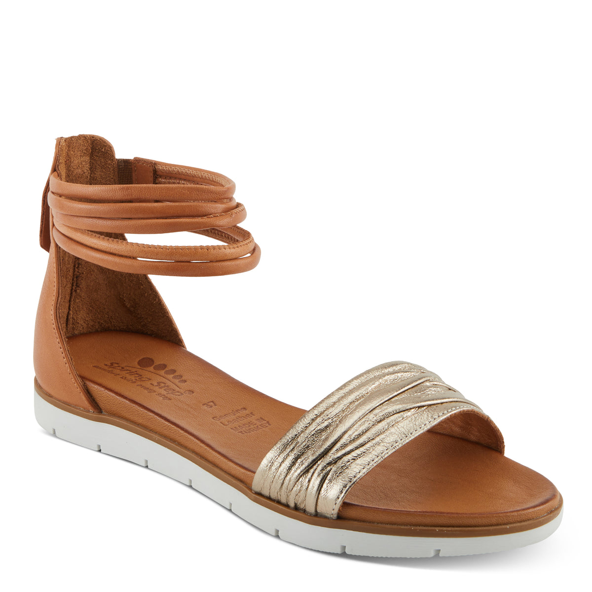 Spring Step SPRING STEP MEXA SANDALS sandal in gold with comfortable everyday design