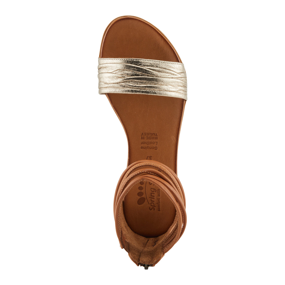Spring Step SPRING STEP MEXA SANDALS sandal in gold with comfortable everyday design
