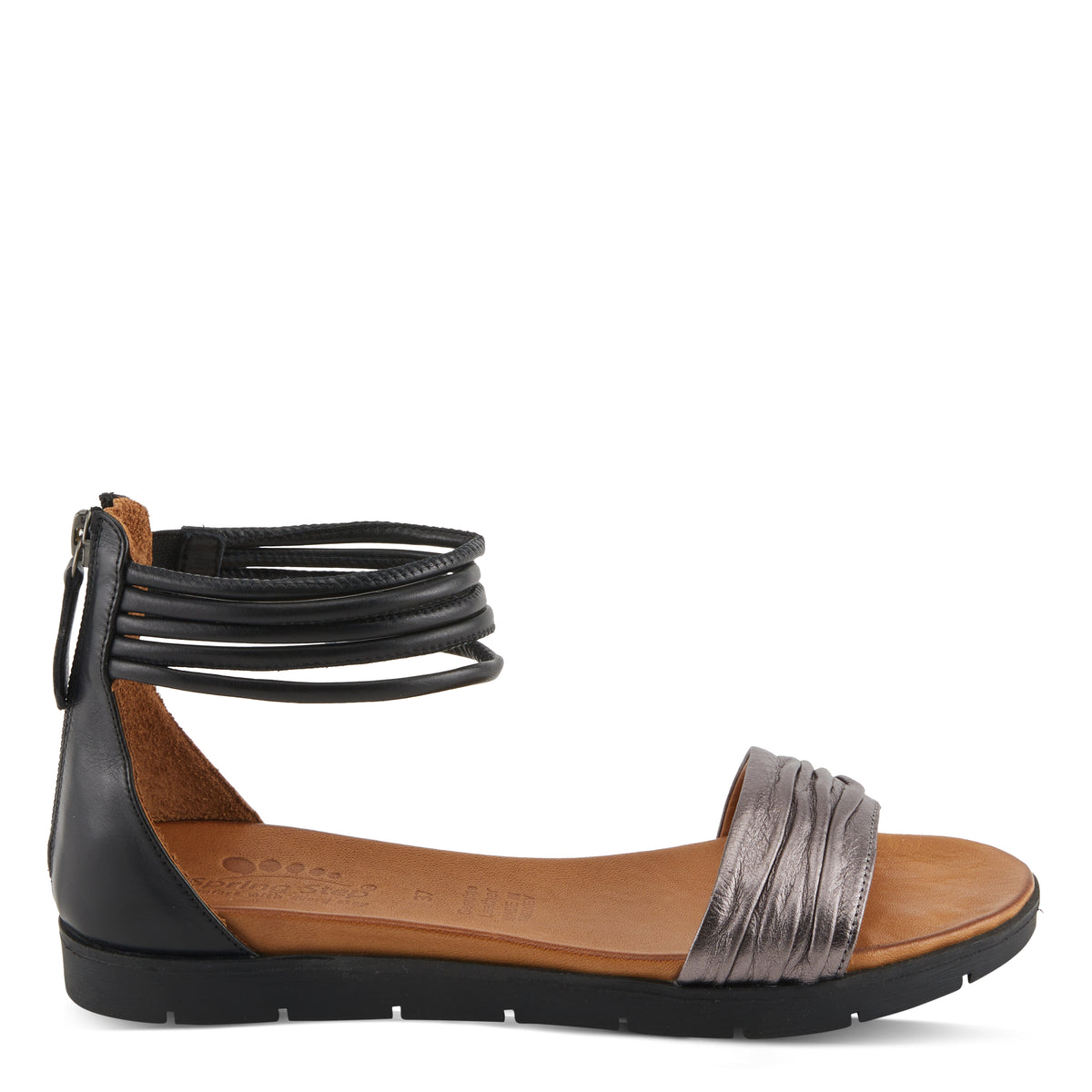 Spring Step SPRING STEP MEXA SANDALS sandal in pewter with comfortable everyday design