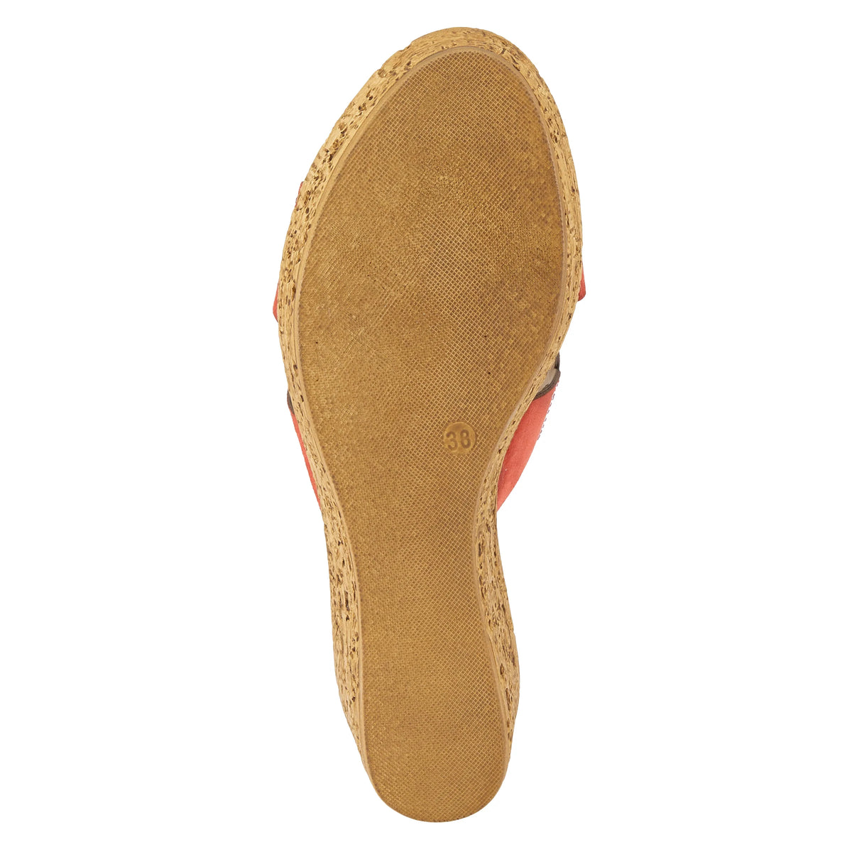Spring Step SPRING STEP MSSTEAMY SLIDE SANDALS sandal in red suede with comfortable everyday design