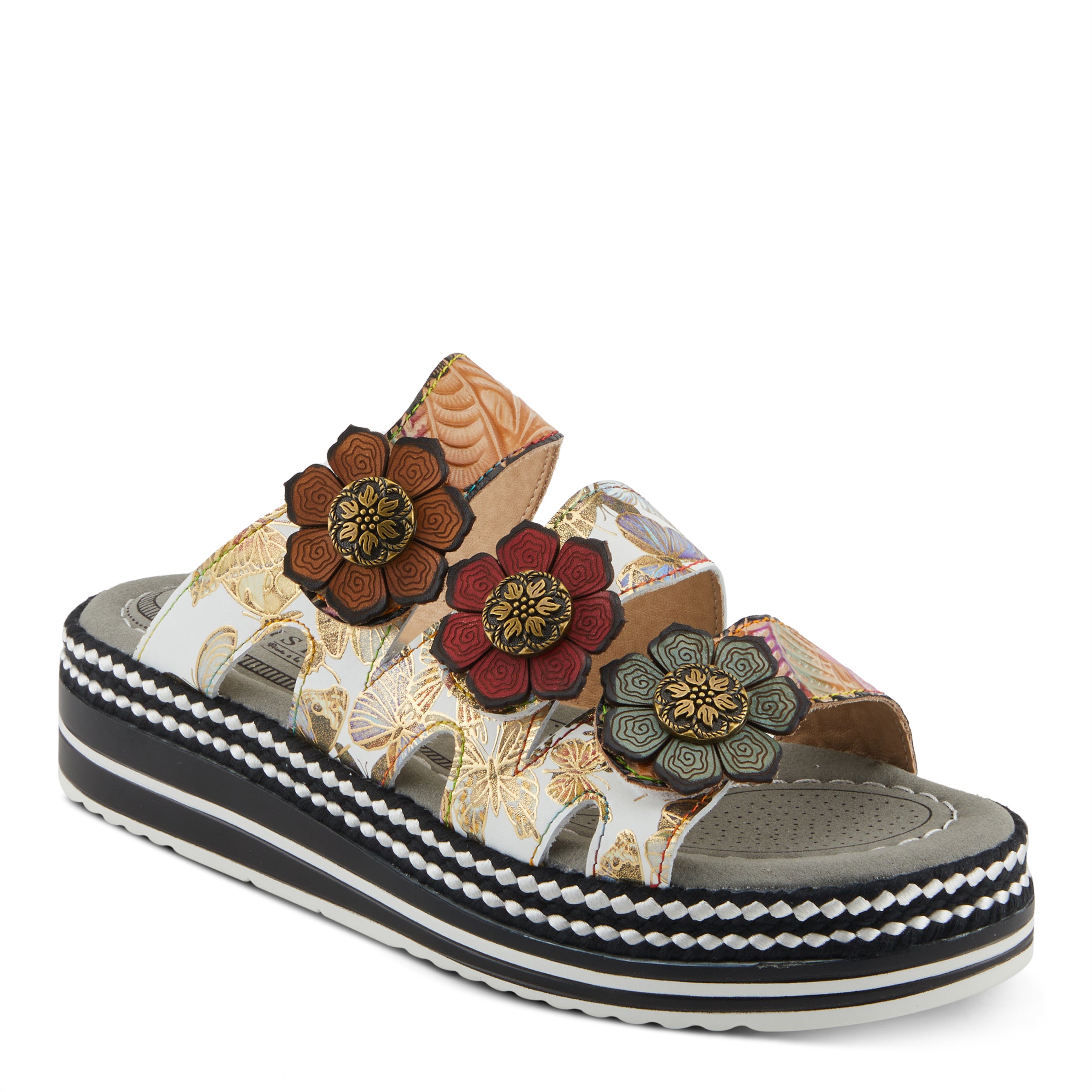 (取寄) ラルティストバイスプリングステップ レディース  L'Artiste by Spring Step women Naomi-Monarch Olive Multi NAOMI-MONARCH-TNM-01.jpg?v=