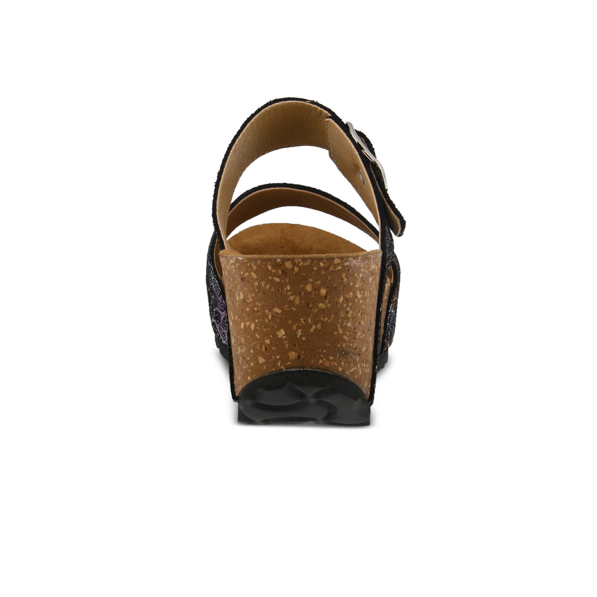 Spring Step SPRING STEP NOMYS SLIDE SANDAL sandal in black multi with comfortable everyday design