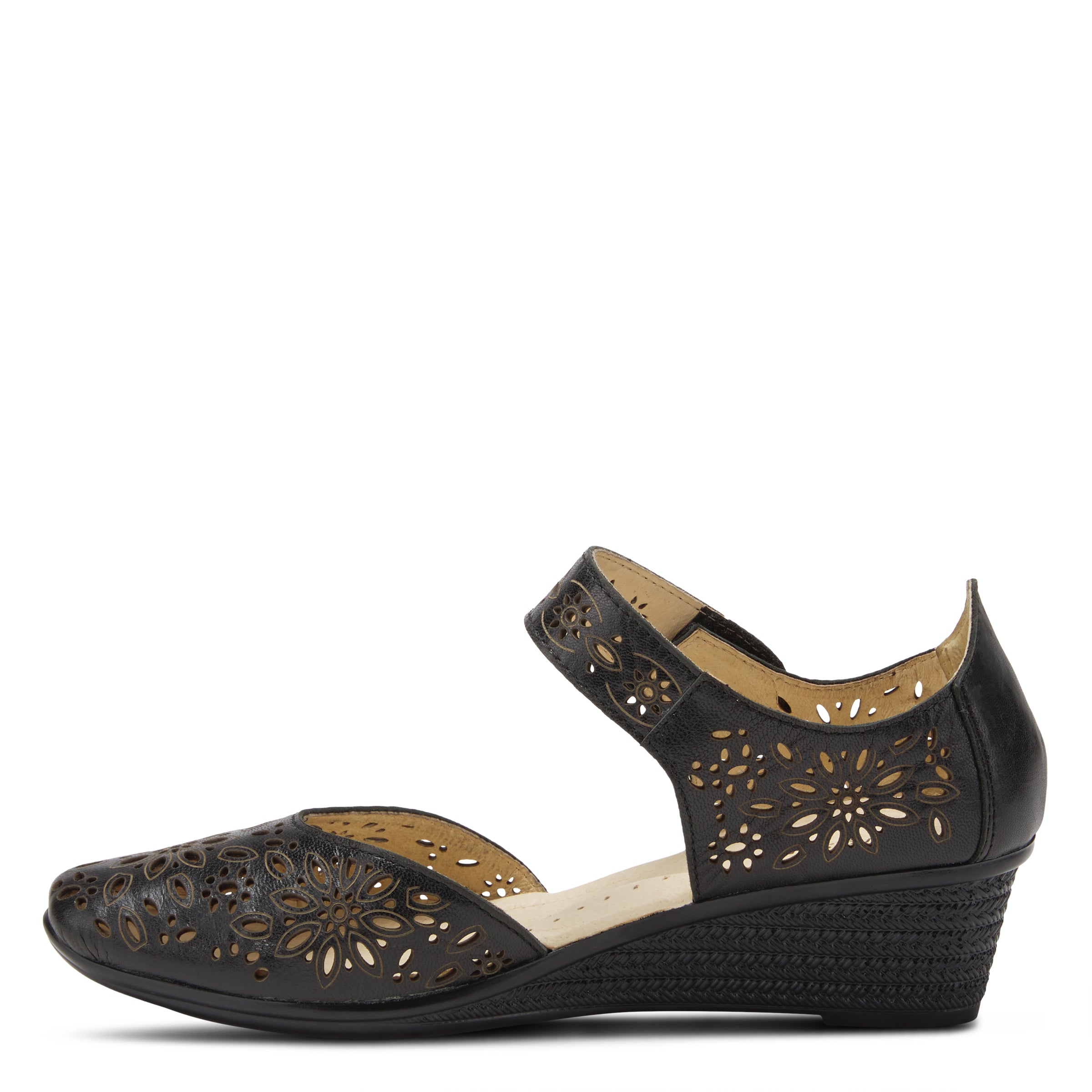 Nougat Mary Jane Wedge Shoes for Women Spring Step Shoes