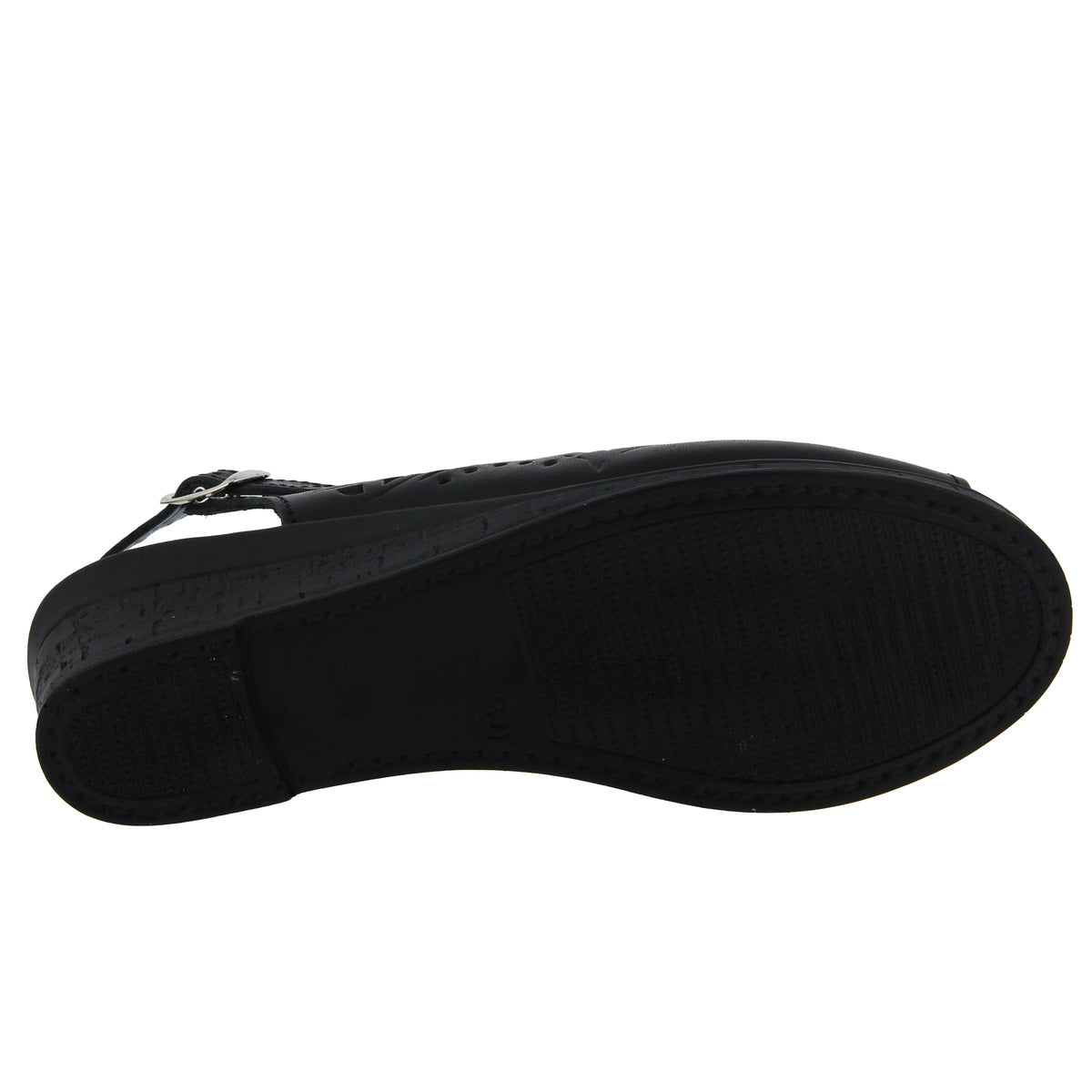 Spring Step SPRING STEP ORELLA SANDAL sandal in black nubuck with comfortable everyday design