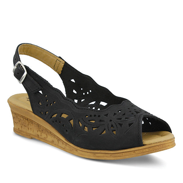 Spring Step SPRING STEP ORELLA SANDAL sandal in light yellow with comfortable everyday design