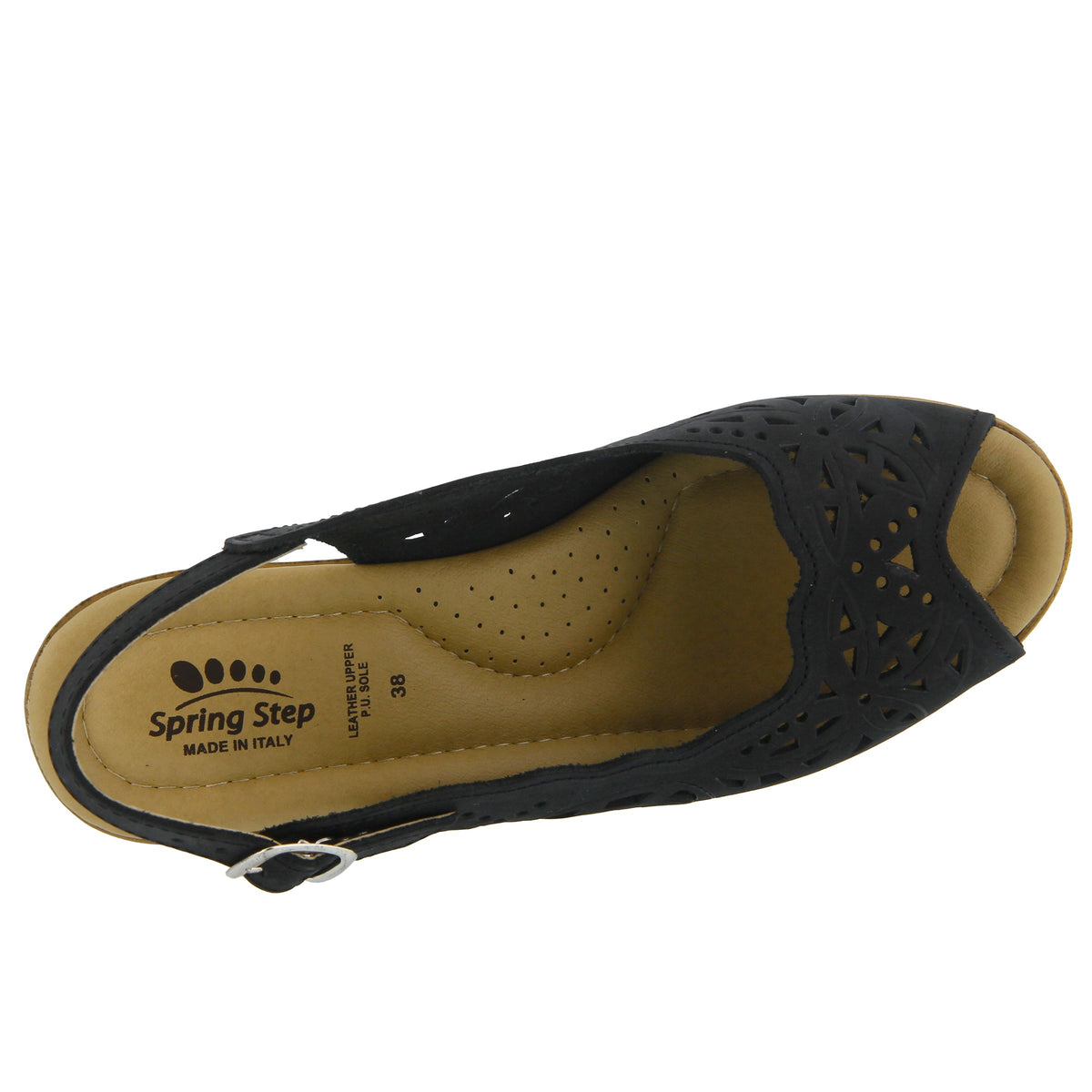 Spring Step SPRING STEP ORELLA SANDAL sandal in light yellow with comfortable everyday design