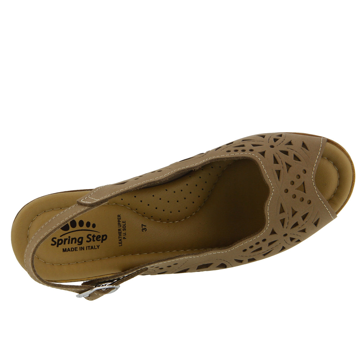 Spring Step SPRING STEP ORELLA SANDAL sandal in beige with comfortable everyday design