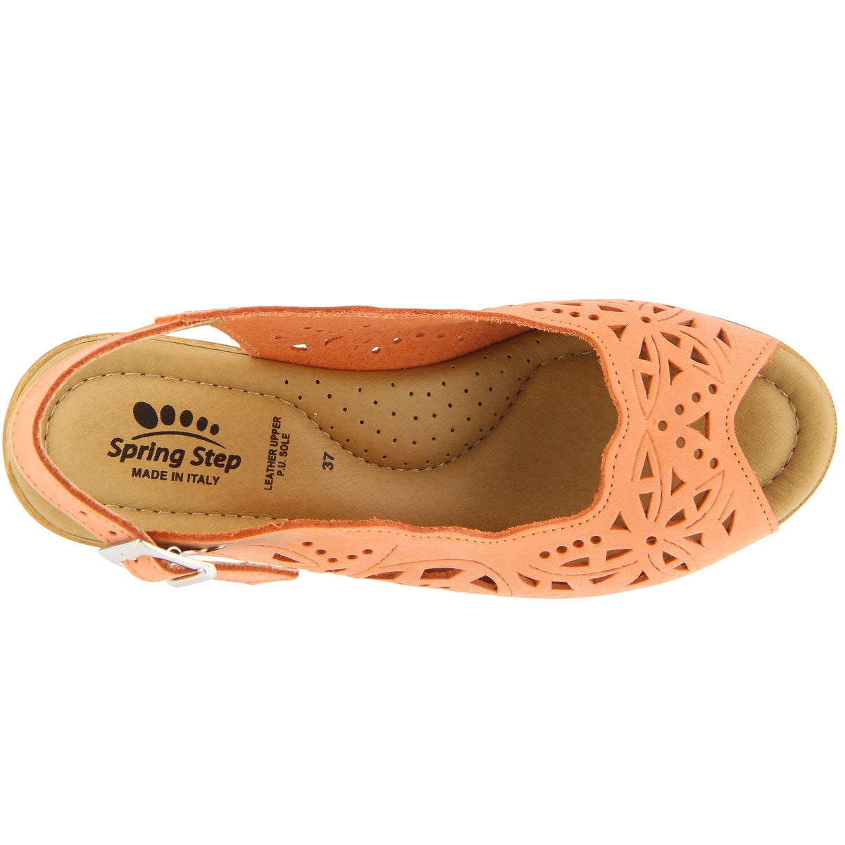 Spring Step SPRING STEP ORELLA SANDAL sandal in light yellow with comfortable everyday design