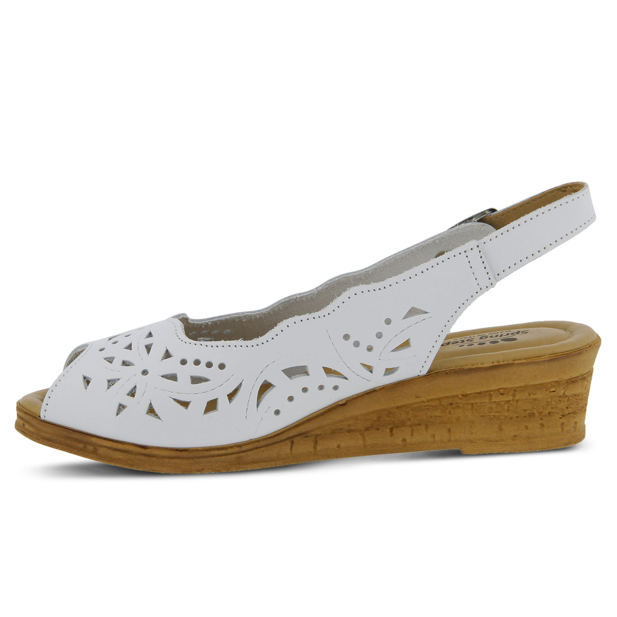 Spring Step SPRING STEP ORELLA SANDAL sandal in white with comfortable everyday design