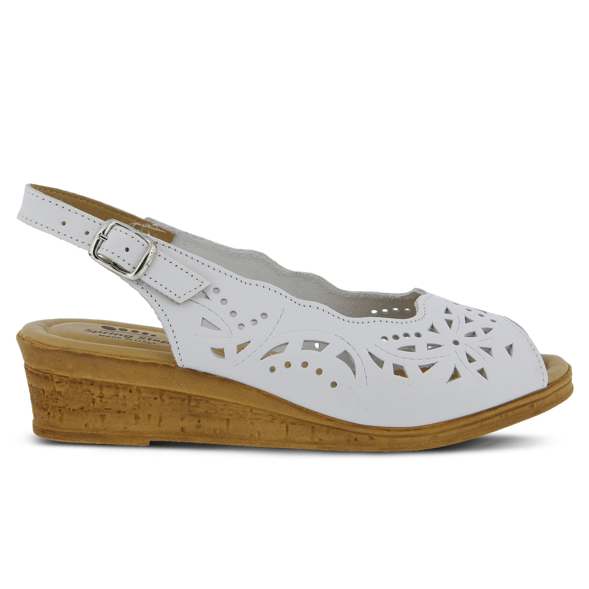 Spring Step SPRING STEP ORELLA SANDAL sandal in white with comfortable everyday design