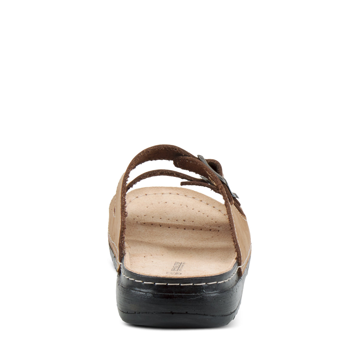 Spring Step SPRING STEP MEN OZZIE MEN'S SLIDE SANDAL sandal in brown nubuck with comfortable everyday design