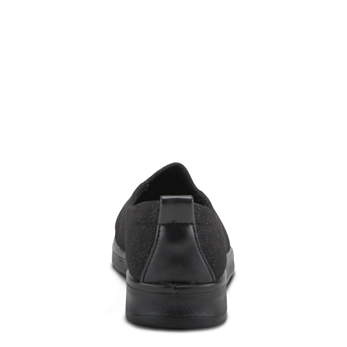 Flexus FLEXUS PAREX-GLITTER SLIP-ON SHOE comfort shoe in black with flexible sole