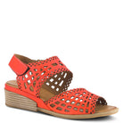 Spring Step SPRING STEP PETRA SANDAL sandal in red with comfortable everyday design