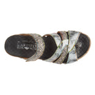 L'Artiste L'ARTISTE PINRIYO SLIDE SANDAL sandal in lilac with handcrafted leather design