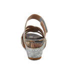 L'Artiste L'ARTISTE PINRIYO SLIDE SANDAL sandal in lilac with handcrafted leather design