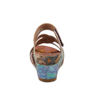 L'Artiste L'ARTISTE PINRIYO SLIDE SANDAL sandal in lilac with handcrafted leather design