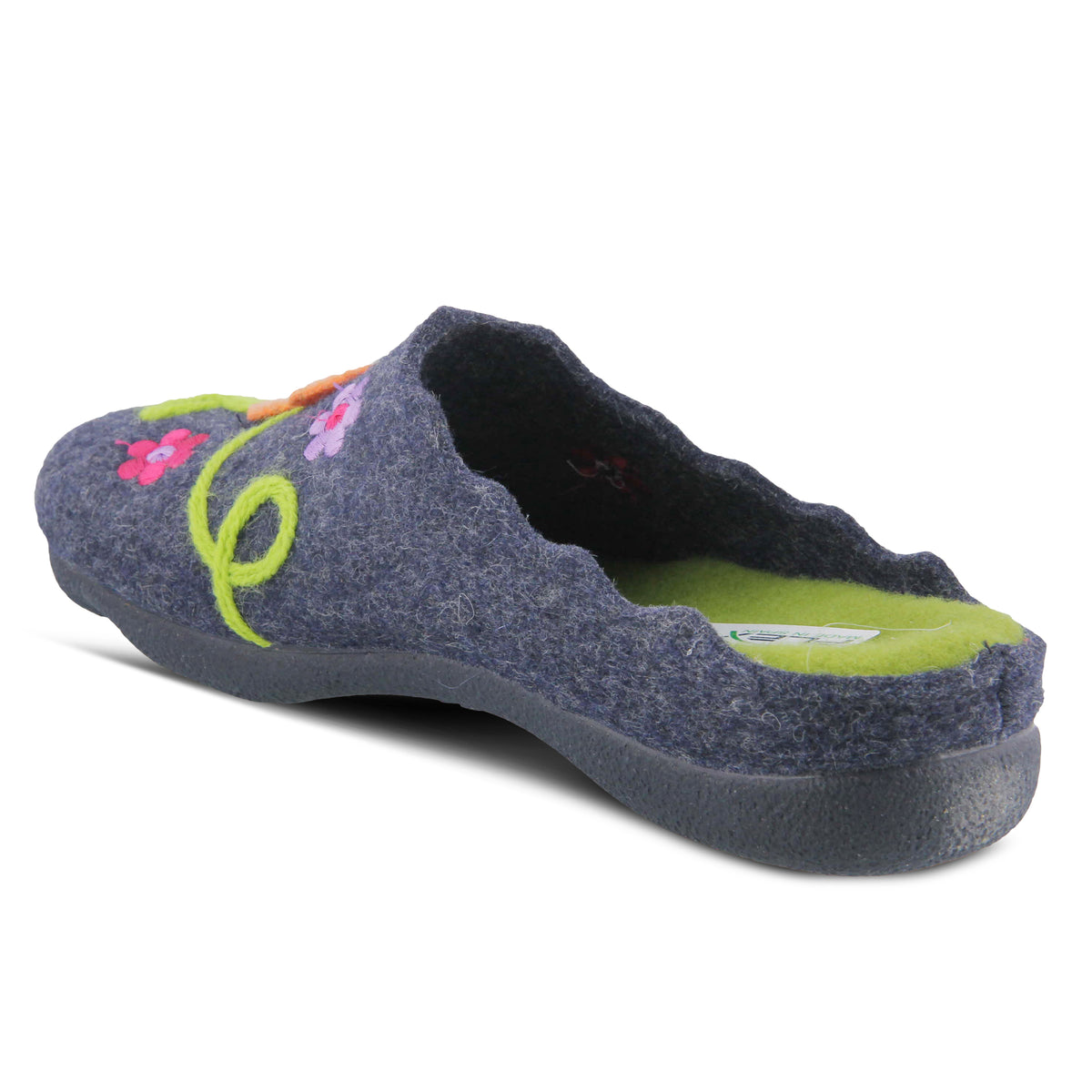 Flexus Flexus POSIE Slippers comfort shoe in navy with flexible sole