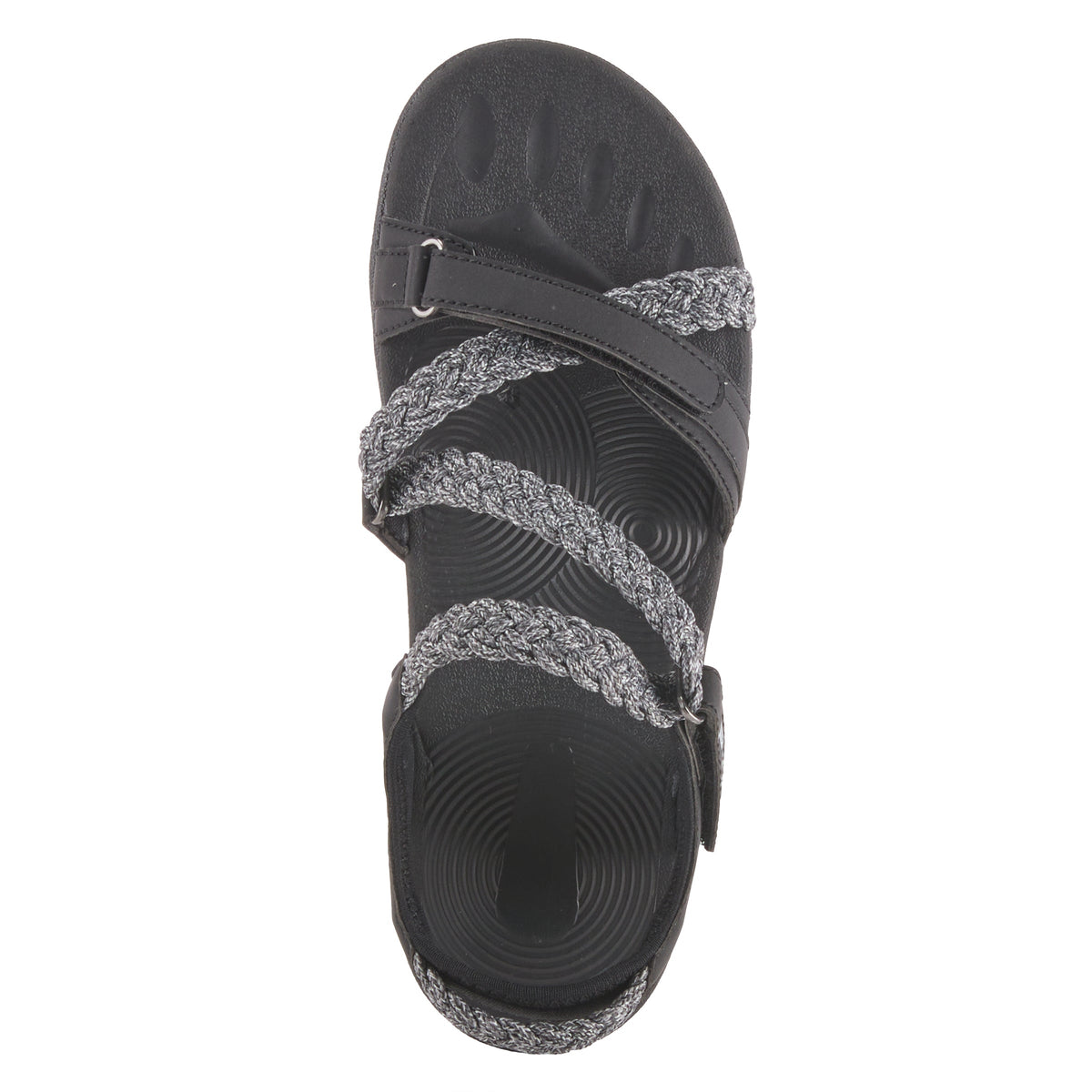Flexus FLEXUS POWERBOAT SANDALS sandal in black with flexible sole