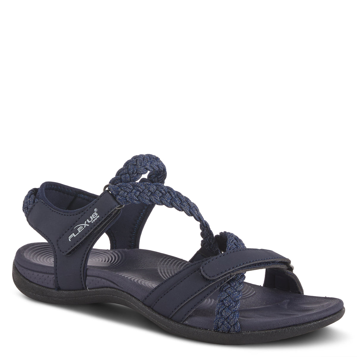 Flexus FLEXUS POWERBOAT SANDALS sandal in navy with flexible sole