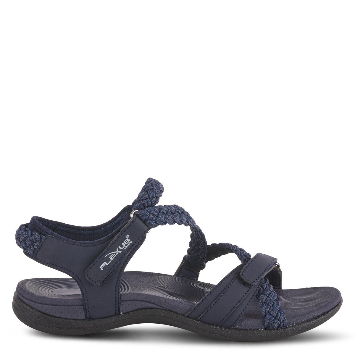 Flexus FLEXUS POWERBOAT SANDALS sandal in navy with flexible sole