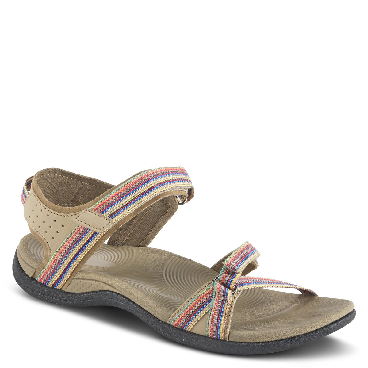 Flexus FLEXUS POWERPOP SANDALS sandal in taupe multi with flexible sole