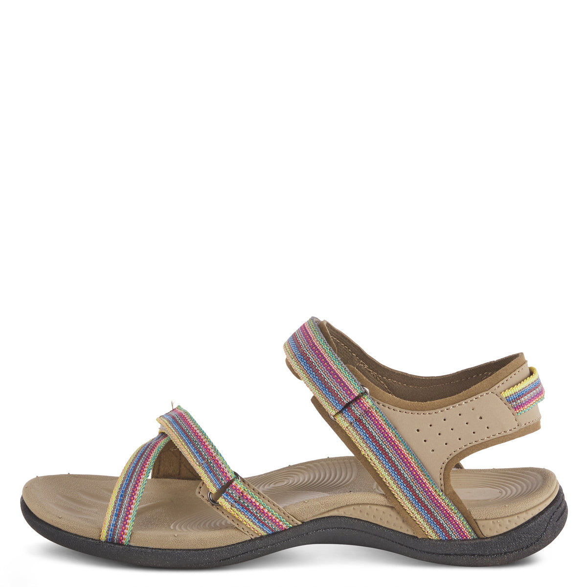 Flexus FLEXUS POWERPOP SANDALS sandal in taupe multi with flexible sole