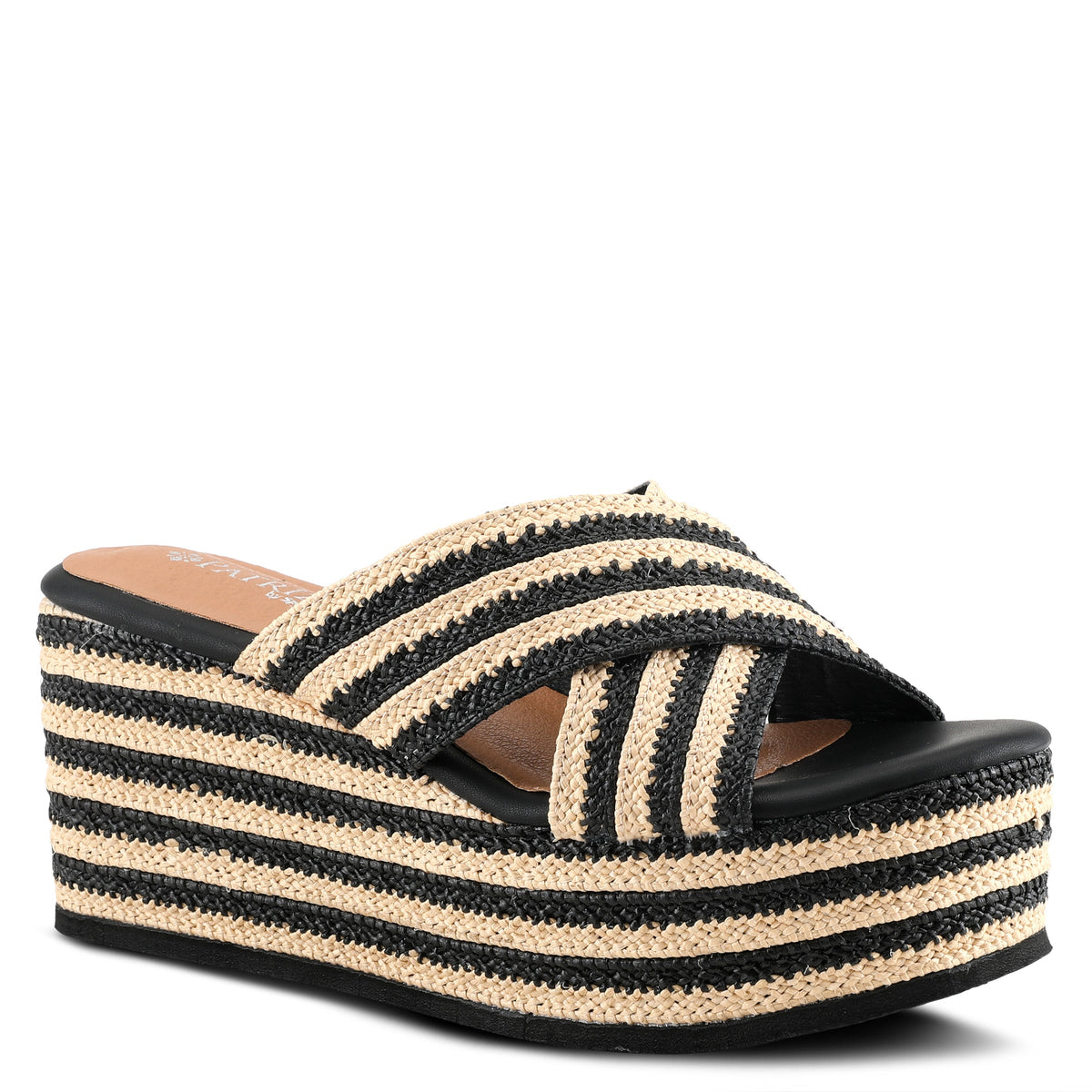 Patrizia PATRIZIA RAFI SLIDE SANDALS sandal in black multi with stylish fashion design