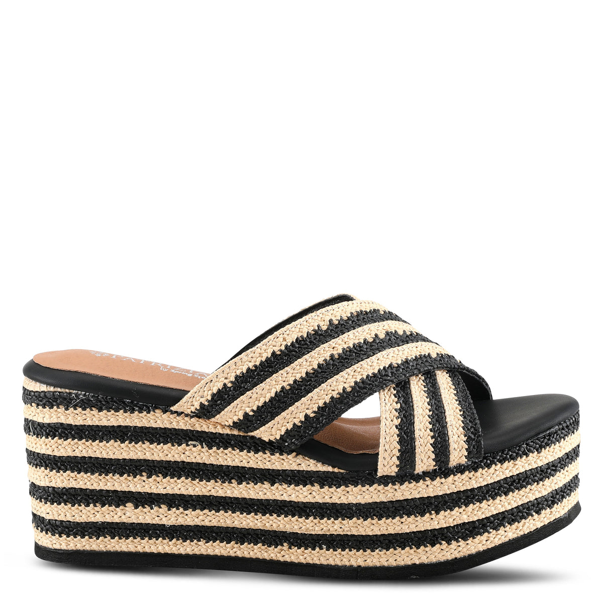 Patrizia PATRIZIA RAFI SLIDE SANDALS sandal in black multi with stylish fashion design