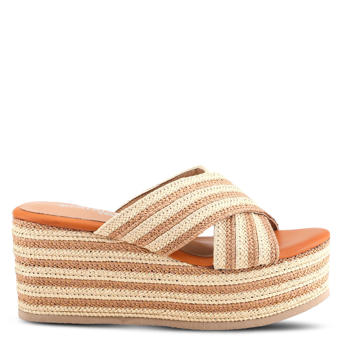 Patrizia PATRIZIA RAFI SLIDE SANDALS sandal in camel multi with stylish fashion design