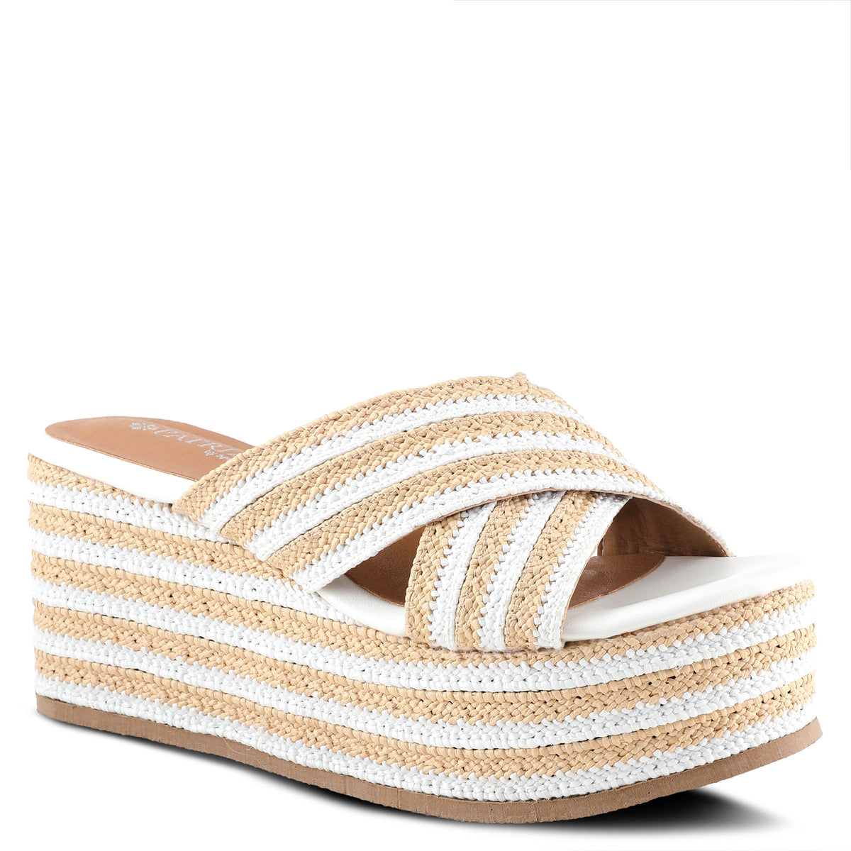 Patrizia PATRIZIA RAFI SLIDE SANDALS sandal in white multi with stylish fashion design