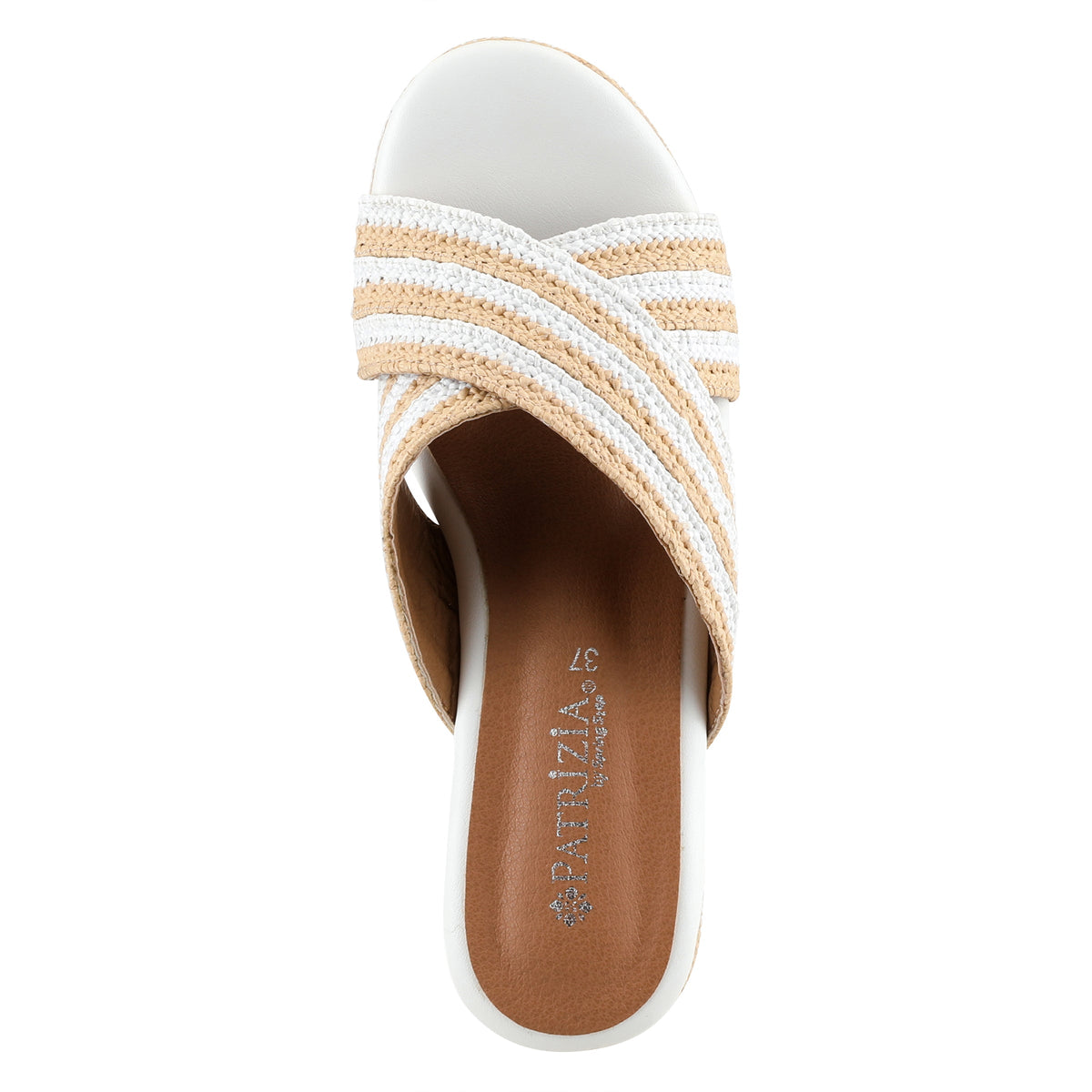 Patrizia PATRIZIA RAFI SLIDE SANDALS sandal in white multi with stylish fashion design