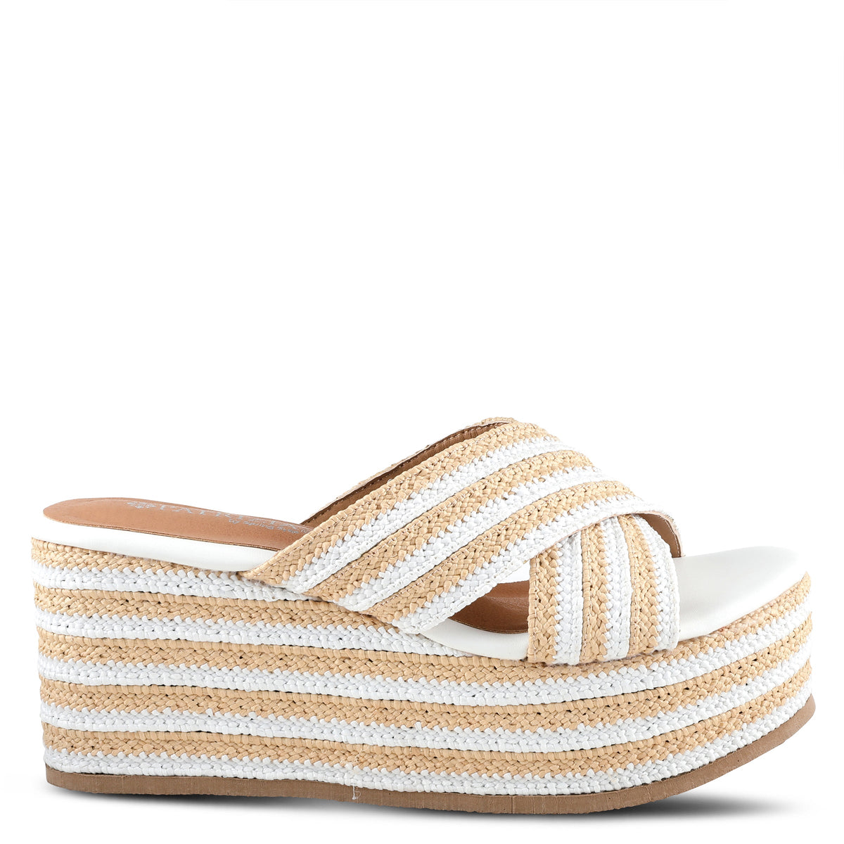 Patrizia PATRIZIA RAFI SLIDE SANDALS sandal in white multi with stylish fashion design