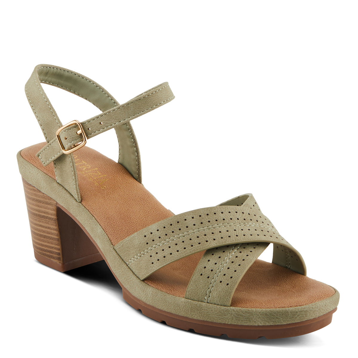 Patrizia PATRIZIA RAVENNO SANDALS sandal in olive green with stylish fashion design