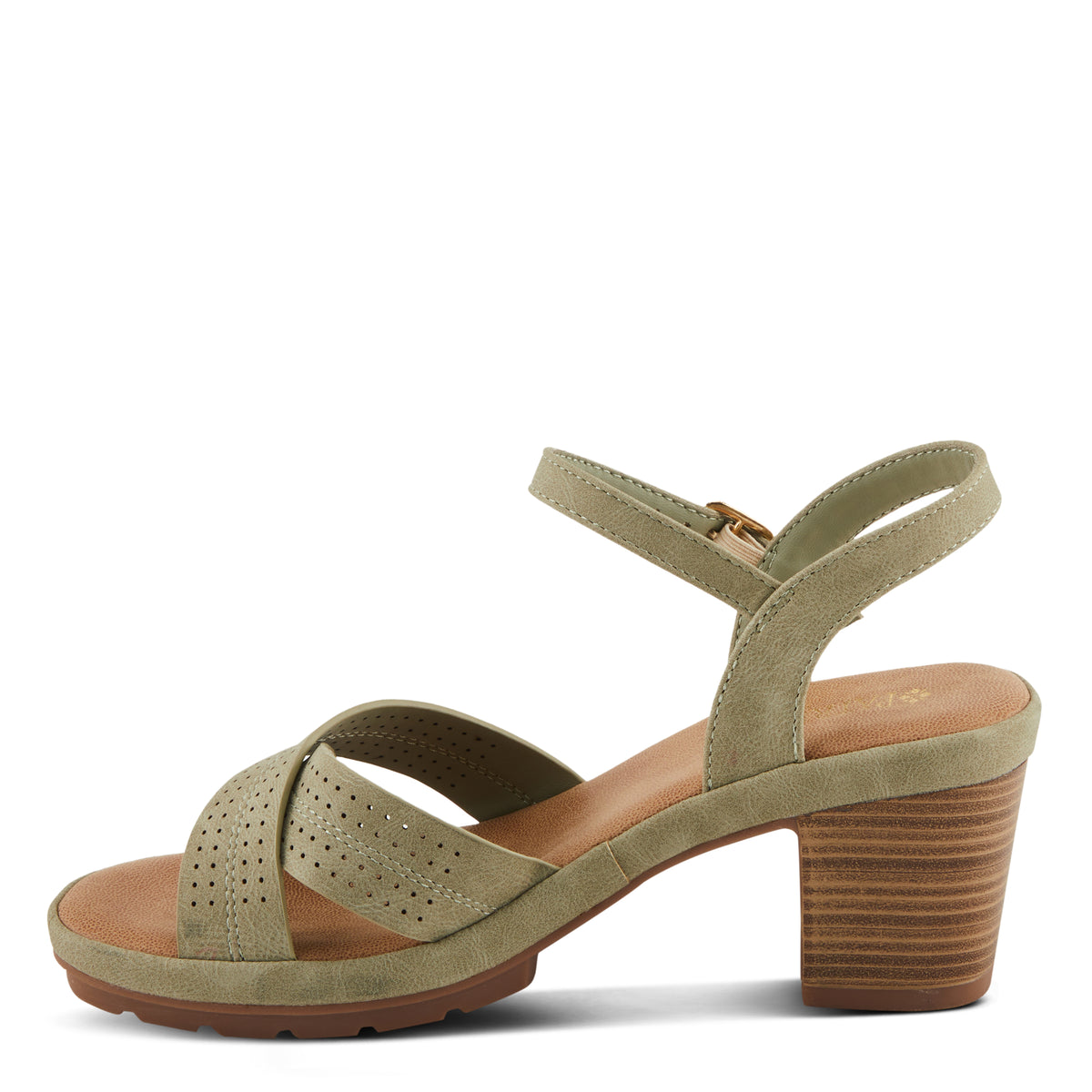Patrizia PATRIZIA RAVENNO SANDALS sandal in olive green with stylish fashion design