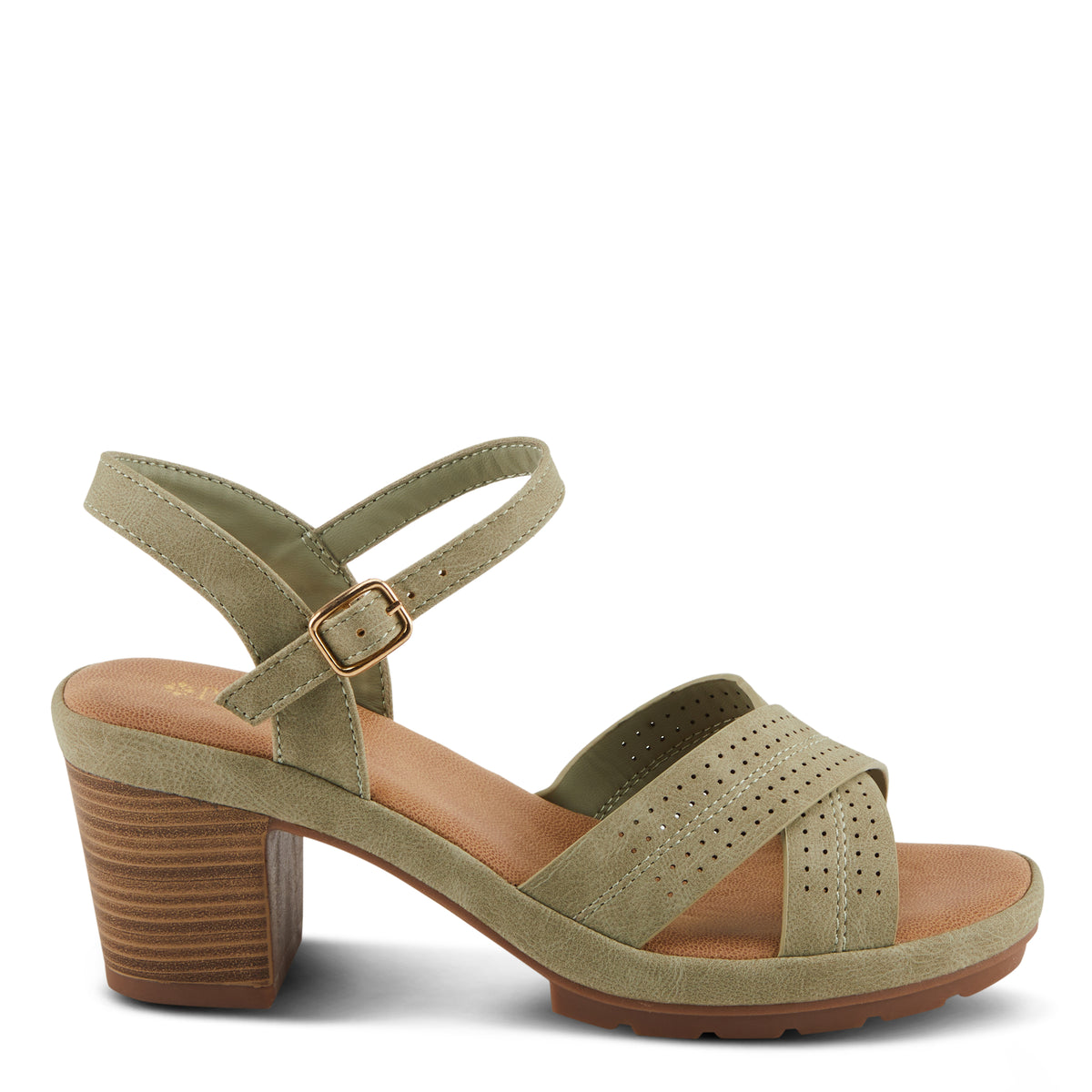 Patrizia PATRIZIA RAVENNO SANDALS sandal in olive green with stylish fashion design