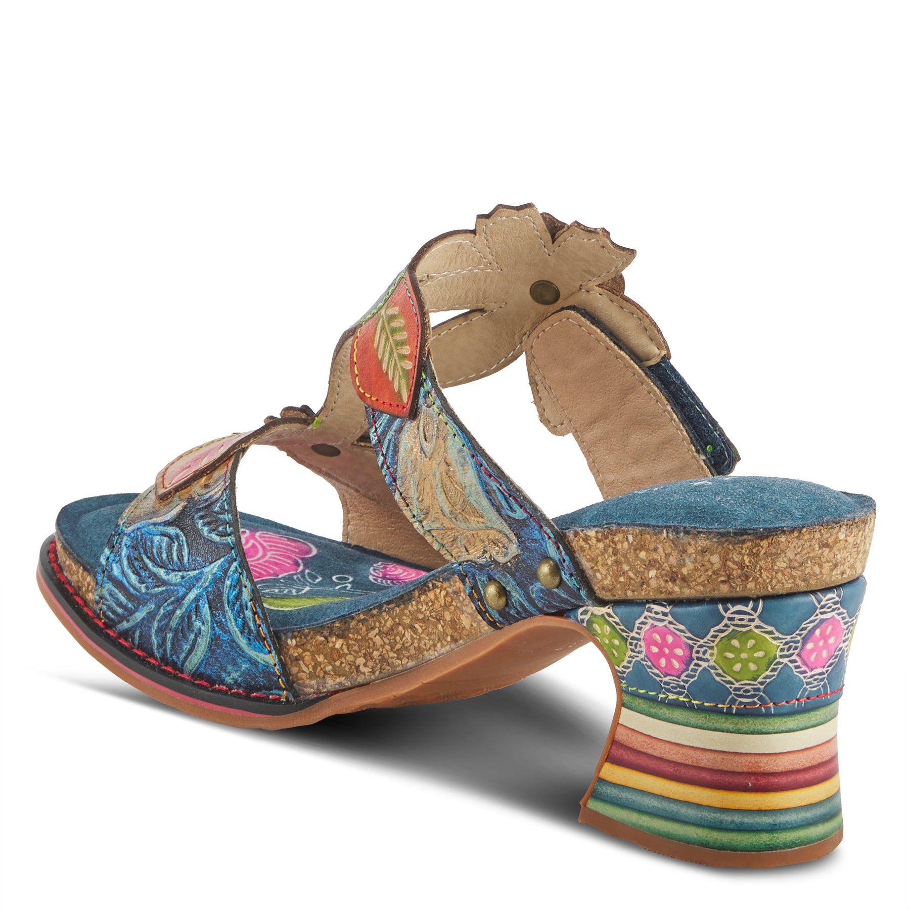 L'artiste Rossie Heeled Sandals: Leather Sandal – Spring Step Shoes