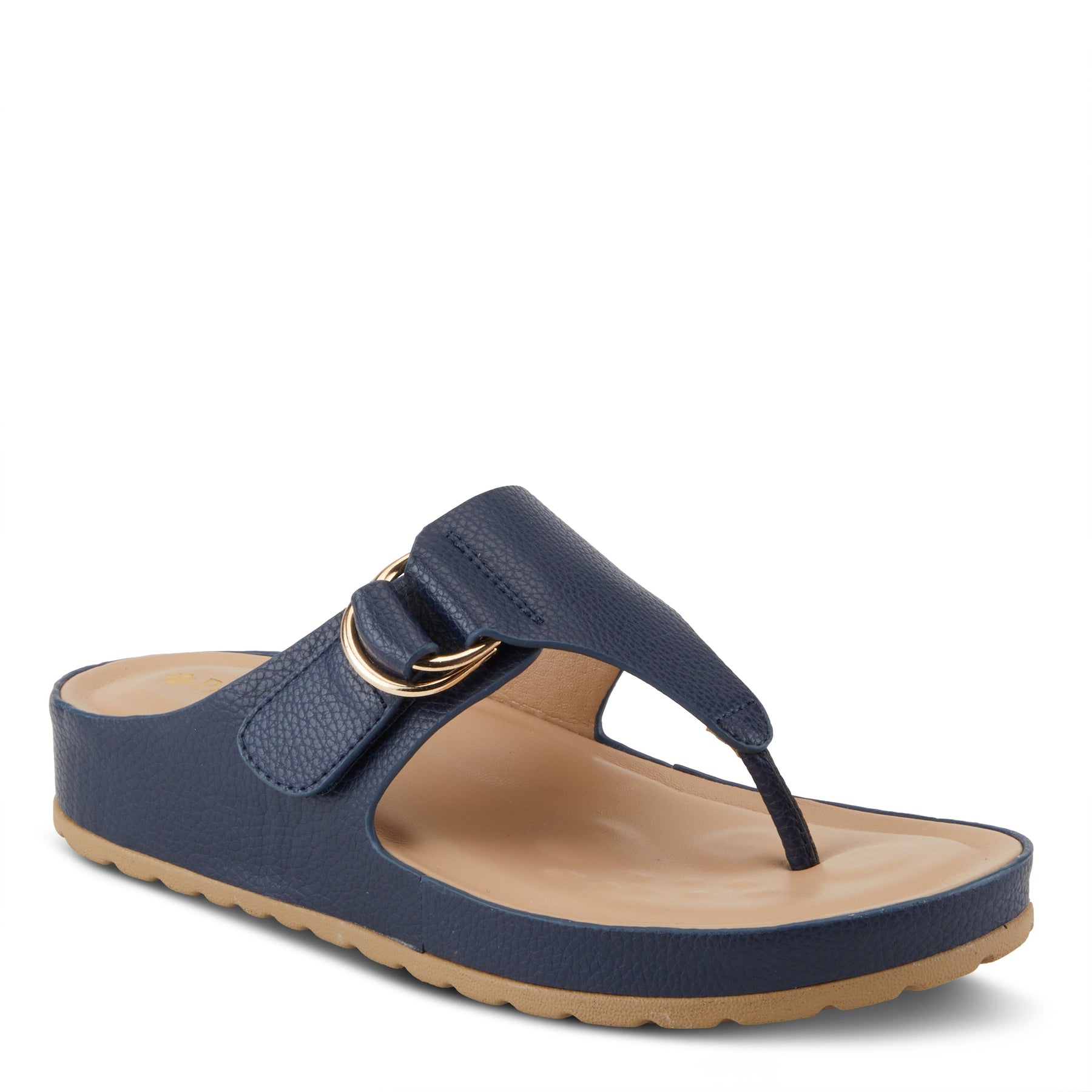Tommy Hilfiger Women'S Saycn Flat Thong Sandals in Blue | Lyst