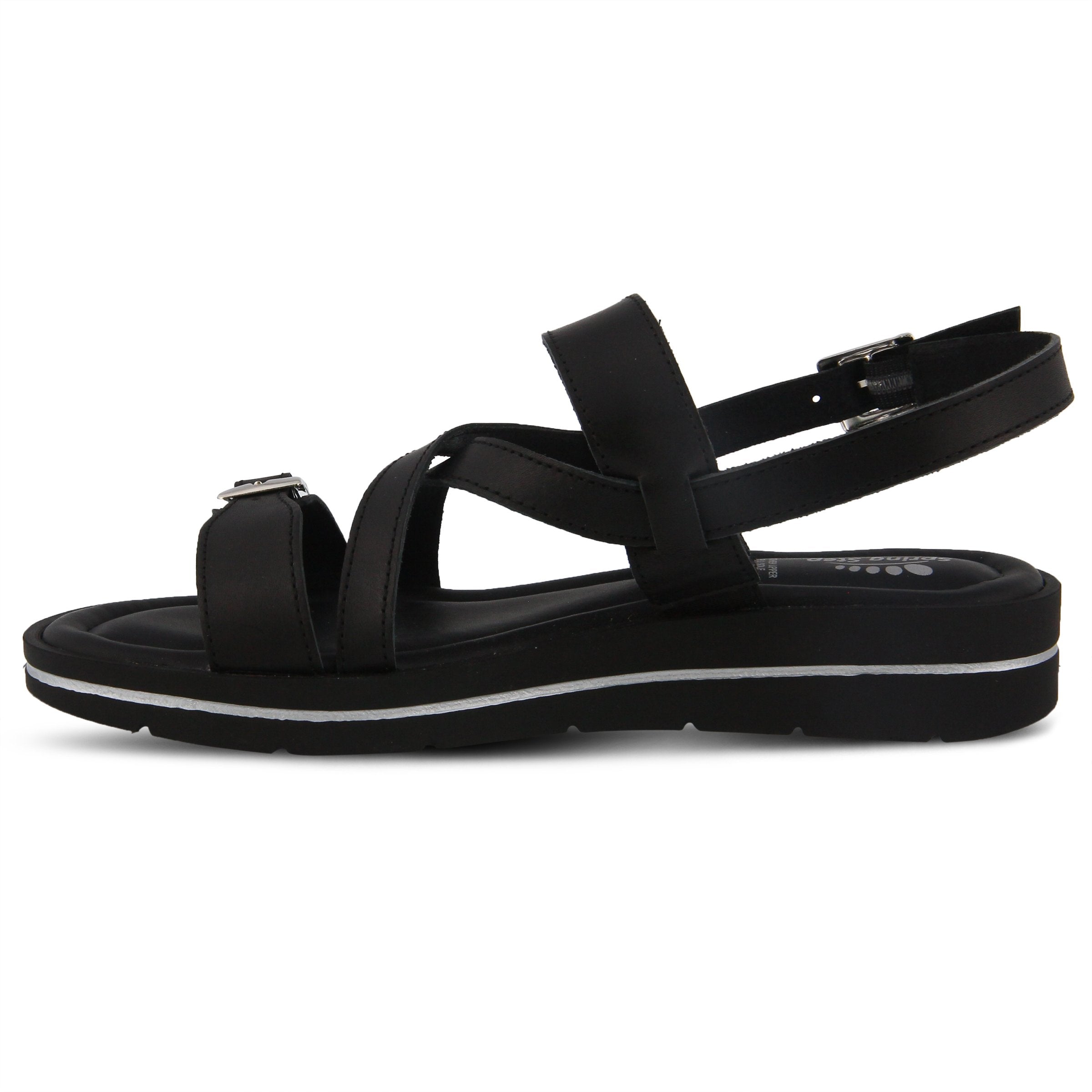 Spring Step SPRING STEP SALICARIA ANKLE STRAP SANDAL sandal in white with comfortable everyday design