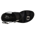Spring Step SPRING STEP SALICARIA ANKLE STRAP SANDAL sandal in black with comfortable everyday design