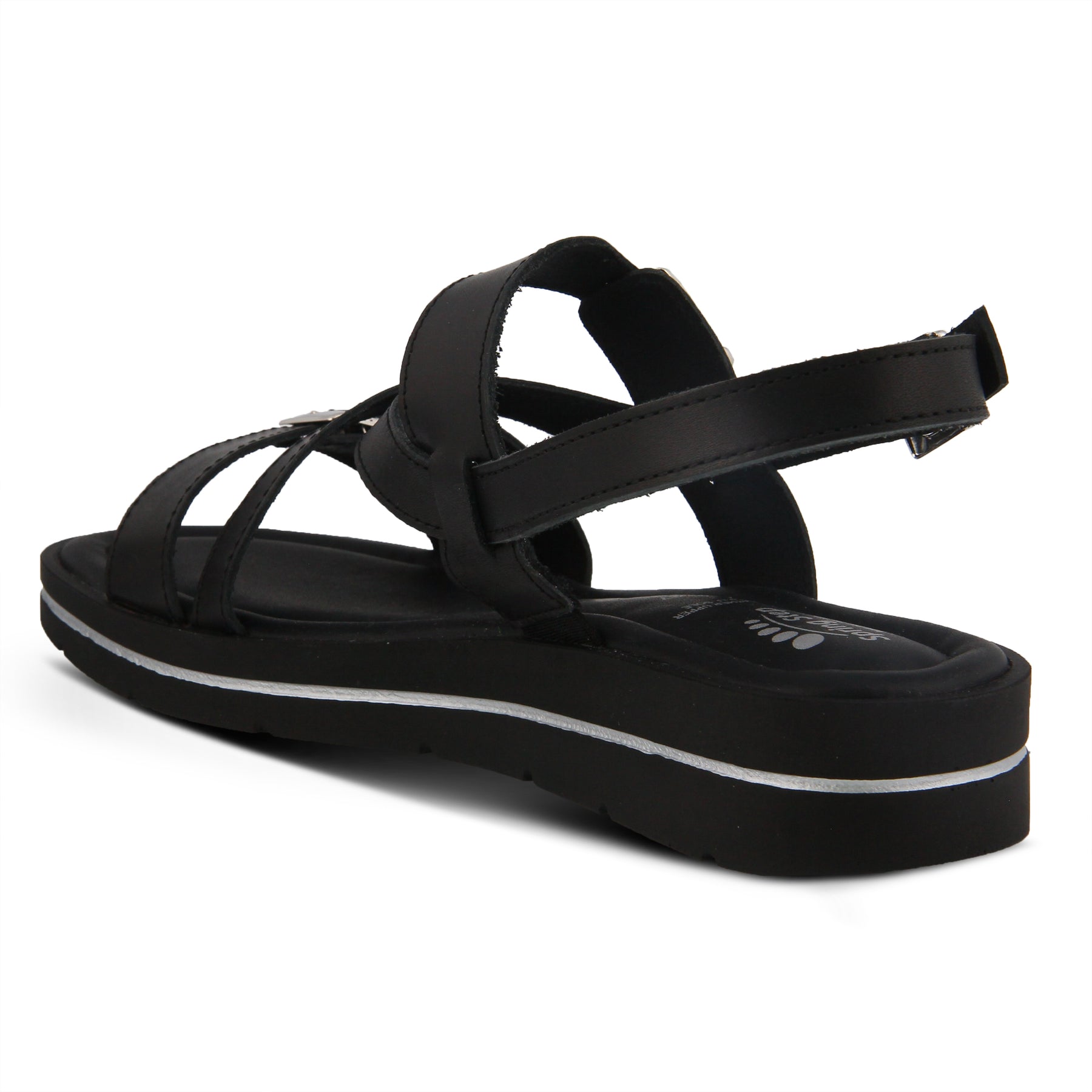 BLACK SALICARIA ANKLE STRAP SANDAL by SPRING STEP – Spring Step Shoes