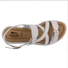 Spring Step SPRING STEP SALICARIA ANKLE STRAP SANDAL sandal in white with comfortable everyday design
