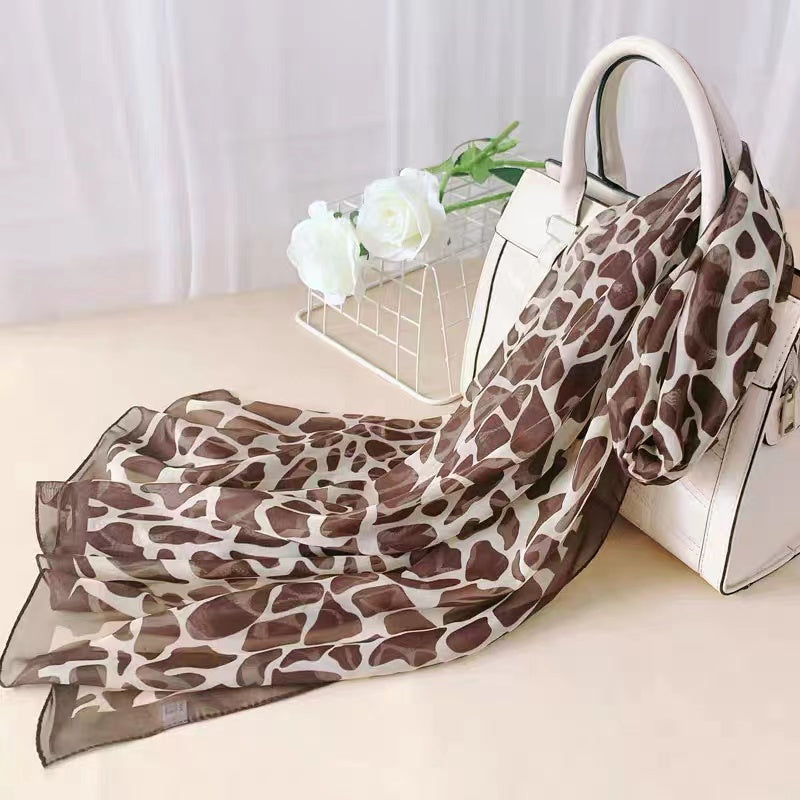 L'Artiste L'ARTISTE SCRF-SAFARI SCARF shoe in brown multi with handcrafted leather design