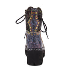L'Artiste L'ARTISTE SEVERE BOOTS boot in blue multi with handcrafted leather design