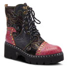 L'Artiste L'ARTISTE SEVERE BOOTS boot in charcoal multi with handcrafted leather design