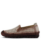 L'Artiste L'ARTISTE SMOOSHIETOO SLIP-ON SHOE shoe in teal with handcrafted leather design